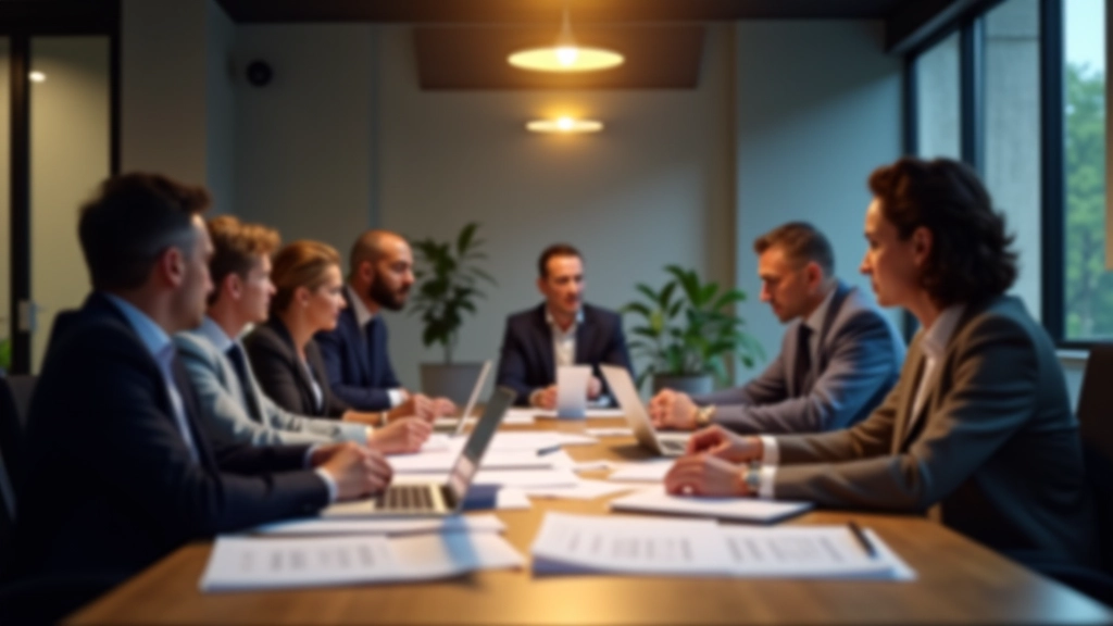 Équipe professionnelle collaborant sur l'optimisation des charges financières
